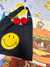 Lee×Smiley聯(lián)名托特購物包男女同款單肩包笑臉手提包手拎包潮牌時(shí)尚 原牛色 曬單實(shí)拍圖