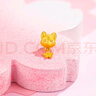 周六福桃桃小狐黃金轉(zhuǎn)運(yùn)珠女手繩七夕情人節(jié)生日禮物定價(jià)約1g伶俐萌狐 曬單實(shí)拍圖