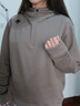 迪桑特 ESSENTIAL 男女同款  連帽衛衣 內搭 BR-BROWN M （170/92A) 曬單實(shí)拍圖