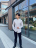 Scofield【新疆棉】男裝24年秋季新款長袖商務(wù)休閑全棉多色襯衫 米色 XL (180) 曬單實拍圖