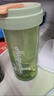 OUOETY5號pp pe pc材質(zhì)水杯 2024夏天帶吸管水杯女生高顏值大容量水壺塑 提繩吸管杯600ml綠+茶倉+杯刷+N 曬單實(shí)拍圖