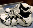 FILA FUSION斐樂潮牌女鞋戶外徒步登山鞋休閑鞋老爹鞋運(yùn)動(dòng)鞋輕便 雪白-SW 39 曬單實(shí)拍圖