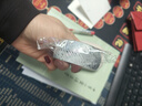 云金麗銀手鐲開口寬版時尚簡約999足銀手鐲送老婆女友生日禮物銀飾手鐲 流光飛舞【56mm,50g】 曬單實拍圖