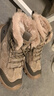 駱駝（CAMEL）戶外登山鞋2024冬季新品加絨保暖男高幫棉鞋靴子厚底增高徒步鞋 曬單實(shí)拍圖