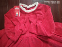 皮爾卡丹（pierre cardin）童裝 女童連衣裙早春洋氣兒童公主裙中大童小女孩新年裝禮服裙子 紅色 170 曬單實(shí)拍圖