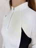 迪桑特 WOMEN’S TRAINING 女士  長(zhǎng)袖針織衫 內(nèi)搭 WT-WHITE M 165/84A 曬單實(shí)拍圖
