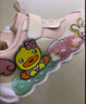 B.Duck小黃鴨童鞋女童運動(dòng)鞋冬季閃燈發(fā)光保暖鞋亮燈二棉鞋5010A粉色26 曬單實(shí)拍圖