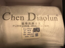 CHEN DIAOLUN香港品牌女包真皮新款刺繡小方包2024款高級感斜挎包蒙田包單肩包 藍色-送禮盒絲巾 中包 曬單實(shí)拍圖