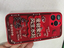 丁域適用iPhone16promax手機(jī)殼紅色新年款防摔帶掛繩蘋果15pro鏡頭全包玻璃殼個(gè)性輕奢14高檔13保護(hù)套 金屬漆玻璃殼紅色愛財(cái)愛己+掛繩 iPhone 15 曬單實(shí)拍圖