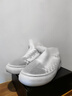 威爾基防水鞋套雨鞋 套防雨成人防滑耐磨男士雨天加厚中筒硅膠防暴雨 中筒白【雙層鞋底 加厚防滑】L(37-39碼) 曬單實(shí)拍圖