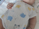 （貝嬰愛(ài)）2件裝夏季0-3個(gè)月新生嬰兒男女寶寶衣服純棉短袖半背內衣上衣和尚服 小檸檬+黃色 73 曬單實(shí)拍圖