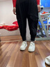 百麗（Belle）簡約百搭板鞋女款厚底休閑鞋B2467AM5 米白色 38 (240mm) 曬單實拍圖