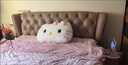hellokitty靠枕床頭沙發(fā)大靠墊宿舍學(xué)生女生睡覺(jué)可愛(ài)玩偶抱枕 凱蒂貓 80cm 曬單實(shí)拍圖