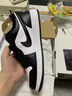 耐克NIKE七夕禮物 男熊貓AJ 1喬丹JORDAN 1運(yùn)動(dòng)鞋DC0774-101黑白42 曬單實(shí)拍圖