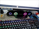 EG德國柏林之聲音效電腦音響電腦家用電競游戲有線(xiàn)可藍牙音箱筆記本專(zhuān)用氛圍燈音箱 黑色 藍牙版:藍牙-有線(xiàn)兩用 曬單實(shí)拍圖