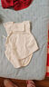 貝瑞加（Babyprints）新生兒包屁衣2件裝嬰兒連體衣純棉秋冬內(nèi)衣初生寶寶三角哈衣 黃59 曬單實拍圖