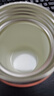 蘇泊爾（SUPOR） 燜燒杯真空陶瓷內膽燜燒壺大容量便攜學(xué)生飯盒上班族燜粥保溫桶 帶餐勺 杏花蜜色 800ml 曬單實(shí)拍圖