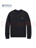 Polo Ralph Lauren 拉夫勞倫 男裝 經(jīng)典款標準版棉質(zhì)針織衫RL19087 001-Polo黑 L 偏大 曬單實(shí)拍圖