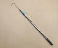 隆鼎伸縮桿加粗加長(cháng)藍套不銹鋼伸縮桿單搭鉤 圓尖大號鉤子長(cháng)柄長(cháng)桿 4米藍套桿+小號單搭鉤-S84 曬單實(shí)拍圖