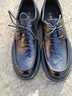 金利來(lái)（Goldlion）男鞋厚底增高商務(wù)正裝皮鞋男士系帶手抓紋大頭皮鞋男冬季加絨棉鞋 黑色 40 比標準碼皮鞋偏大一碼 曬單實(shí)拍圖