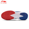 李寧（LI-NING）【雷霆LITE】羽毛球鞋男款耐磨舒適訓(xùn)練鞋AYTS020-4白/藍(lán)色43/9.5 曬單實(shí)拍圖