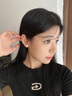 YaoYiZun小雛菊純銀耳釘女輕奢小眾高級感2025新款銀耳飾生日禮物送女友 小雛菊耳釘-螺帽款 曬單實(shí)拍圖