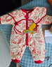G.DUCKKIDS小黃鴨拜年服嬰兒衣服秋冬夾棉連體衣女寶寶周歲禮服冬季棉服外出 中國風(fēng)紅色【加絨】 66cm 建議7-13斤 曬單實(shí)拍圖