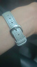 導(dǎo)維適用華為手表watchfit3表帶夏天新款fit4真皮華為WatchFit4pro替換腕帶女士活力時(shí)尚手表帶男女生 淺灰色/荔枝紋小牛皮 適用華為Fit3 曬單實(shí)拍圖