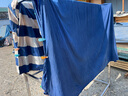 黃河口老粗布全棉床品套件A類(lèi)四件套 床上用品可機洗親膚純棉四件套 方格藍色B 1.8/2.0米床四件套/被套2.0*2.3 曬單實(shí)拍圖