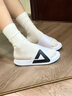 匹克態(tài)極拖鞋女鞋夏季外穿運動(dòng)拖鞋防滑沙灘鞋女情侶厚底時(shí)尚涼拖鞋子 【女款】款A-撞色-大白 2 35 曬單實(shí)拍圖