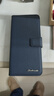 多蘭德OPPO Reno6 5G手機殼真皮全包防摔Reno6Pro+翻蓋保護套錢包插卡影音支架帶掛繩 OPPO Reno6 Pro+ 藍色 曬單實拍圖