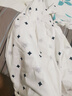 SKONWAT嬰兒披風斗篷寶寶外出防風服加厚抱衣秋冬季男童女兒童新生兒抱被 菱形格 100均碼(適合0-6歲寶寶) 曬單實拍圖