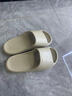 樸西浴室拖鞋女洗澡防滑情侶軟底防臭夏天踩屎感室內家居涼拖鞋男士 燕麥棕【居家外穿兩用】 40-41 曬單實(shí)拍圖