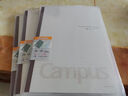 國(guó)譽(yù)(KOKUYO)B5筆記本子收納冊(cè)Campus學(xué)生磨砂PP面封套本自帶1本80張8mm橫線(xiàn)本 WCN-CNB1840 曬單實(shí)拍圖