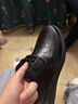 蜘蛛王皮鞋男秋季新款牛皮男士商務(wù)休閑鞋手抓紋耐磨軟底皮鞋通勤男鞋 黑色 系帶【雙層牛皮】 40 (250mm) 【90天質(zhì)保 免費維修】 曬單實(shí)拍圖