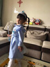 G.DUCKKIDS小黃鴨童裝愛(ài)莎公主裙女童連衣裙春秋2025新款洋氣兒童裙子公主裙 藍色+魔法棒+皇冠 100 建議2~3歲【 90-100cm】cm 曬單實(shí)拍圖