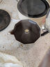 天喜（TIANXI）摩卡壺家用意式煮咖啡器具手磨咖啡機手沖濃縮萃取戶外咖啡壺 【銀色中號+手搖磨豆機】 150ml 曬單實拍圖