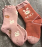 尼多熊嬰兒襪子冬加厚棉襪加絨保暖毛圈襪秋冬女寶寶襪中筒襪 曬單實(shí)拍圖