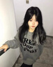 DGOV水貂絨毛衣女小個(gè)子2025春秋加厚感寬松慵懶風(fēng)軟糯奶ff針織外套女 灰色zt M （95-110斤） 曬單實(shí)拍圖