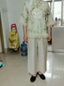 俞兆林優(yōu)品媽媽夏裝襯衫套裝新中式中老年女裝襯衣套裝夏季國(guó)風(fēng)氣質(zhì)春秋衣服 綠色上衣+米白褲子 2XL 建議105-120斤 曬單實(shí)拍圖