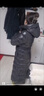 坦博爾高充絨量鵝絨極寒羽絨服女長(zhǎng)款過(guò)膝加厚保暖冬季外套TBF520892J 黑色 165/88A 曬單實(shí)拍圖