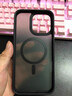 balueus蘋果16Promax手機(jī)殼iPhone16pro高端16磨砂保護(hù)套防摔拍照相機(jī)ai按鍵全包磁吸外殼新款plus男 【曜石黑】膚感磨砂磁吸-相機(jī)按鍵 iPhone 16 Pro Max 曬單實(shí)拍圖