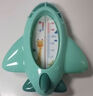 虞冕嬰兒水溫計兒童寶寶洗澡盆泡澡測水溫表新生的兒測量卡溫度計 小飛機綠色【快速測溫】 曬單實(shí)拍圖