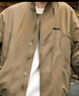 吉普（JEEP）夾克男春秋季潮流棒球服外套男士休閑寬松工裝衣服 軍綠 2XL  曬單實(shí)拍圖