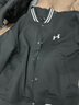安德瑪（UNDERARMOUR）秋冬Knit男女情侶刺繡休閑運動(dòng)外套1389368 黑色001 M 曬單實(shí)拍圖