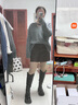 天美意女靴長(zhǎng)筒靴高靴厚底彈力靴v口女騎士靴時(shí)尚女鞋KTX14DG4 黑色 37 曬單實(shí)拍圖