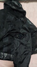 皮爾卡丹（pierre cardin）春秋季新款海寧真皮皮衣男士商務(wù)休閑牛皮短款帶帽皮夾克連帽外套 黑色 薄款 195/4XL 180-195斤 曬單實(shí)拍圖