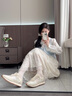 NINE WEST/玖熙阿甘鞋女厚底復古德訓鞋百搭軟底 NR510902CE 白色37 曬單實拍圖