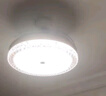 TCL 隱形風(fēng)扇燈餐廳吊燈輕奢水晶吊扇燈現(xiàn)代簡約客廳電扇燈臥室燈飾 42寸白色-變頻+變光-聲控 曬單實拍圖