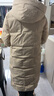 PRICH【90%鵝絨】氣質(zhì)中長款羽絨服冬季新款保暖連帽厚外套 64奶油色 S 160 曬單實拍圖